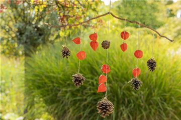 Windspiele im Garten