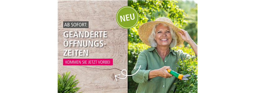 Geänderte Öffnungszeiten!